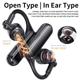 TMGADTDU Open Ear headset offers up to 30 hours of battery life for daily use.