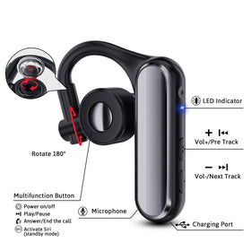 TMGADTDU Open Ear headset enables dual-device pairing for easy phone switching.