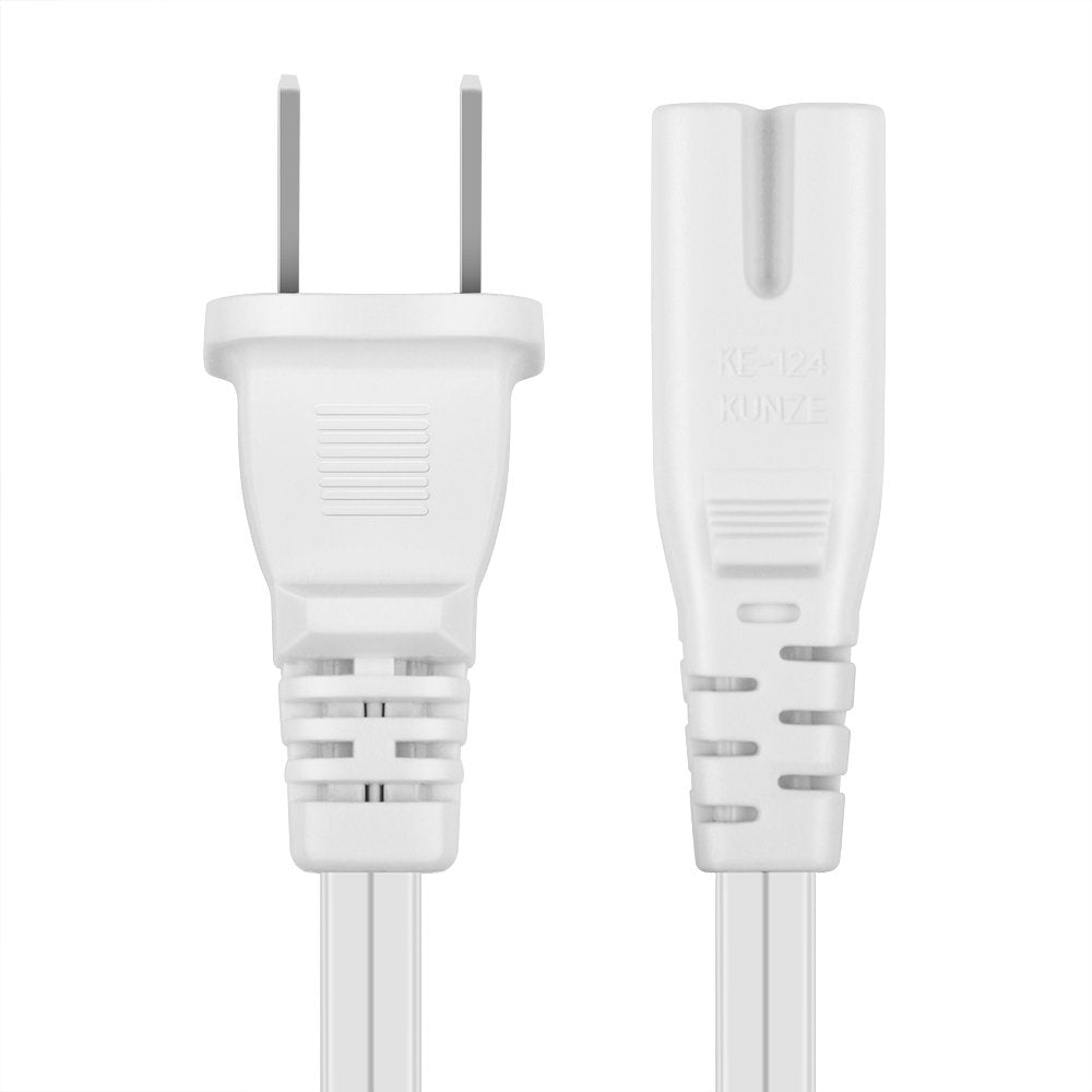 TNP cord plugged into TV back panel, tidy cable management benefit