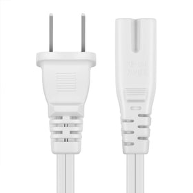 TNP cord plugged into TV back panel, tidy cable management benefit