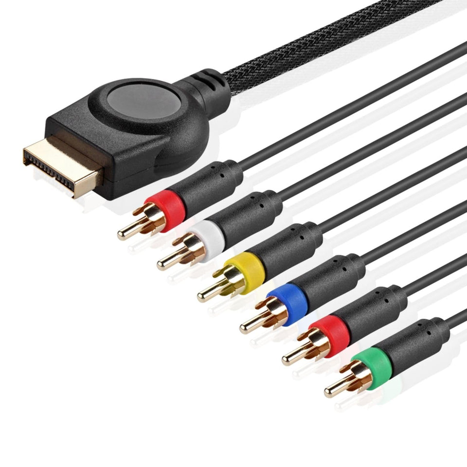 TNP PS2/PS3 component cable 6ft delivers crisp video and clean audio for classic gaming.