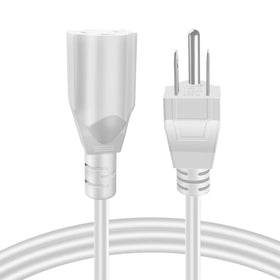 TNP universal power extension cord features a three-prong grounded plug for safety.