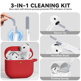 TNSNK AirPods 4 case is dirt resistant and washable for easy maintenance