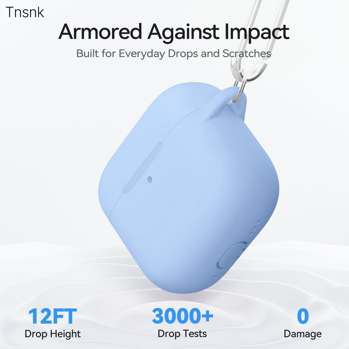 TNSNK AirPods 4 case in girly design adds stylish protection.