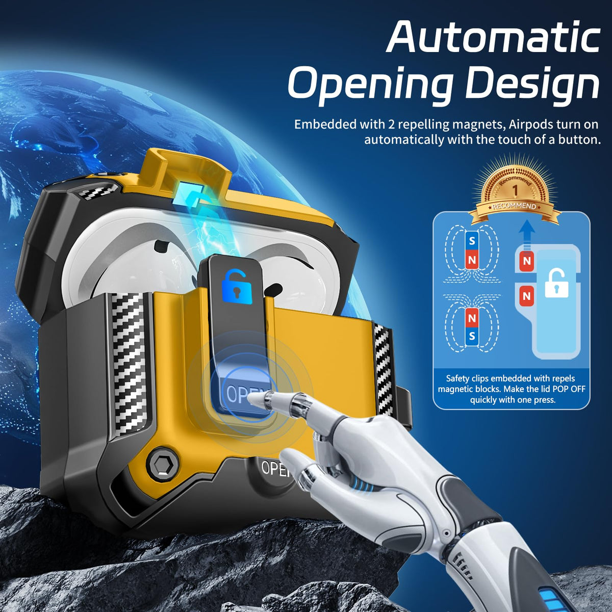 TNSNK AirPods 4 cleaning kit included for quick maintenance.