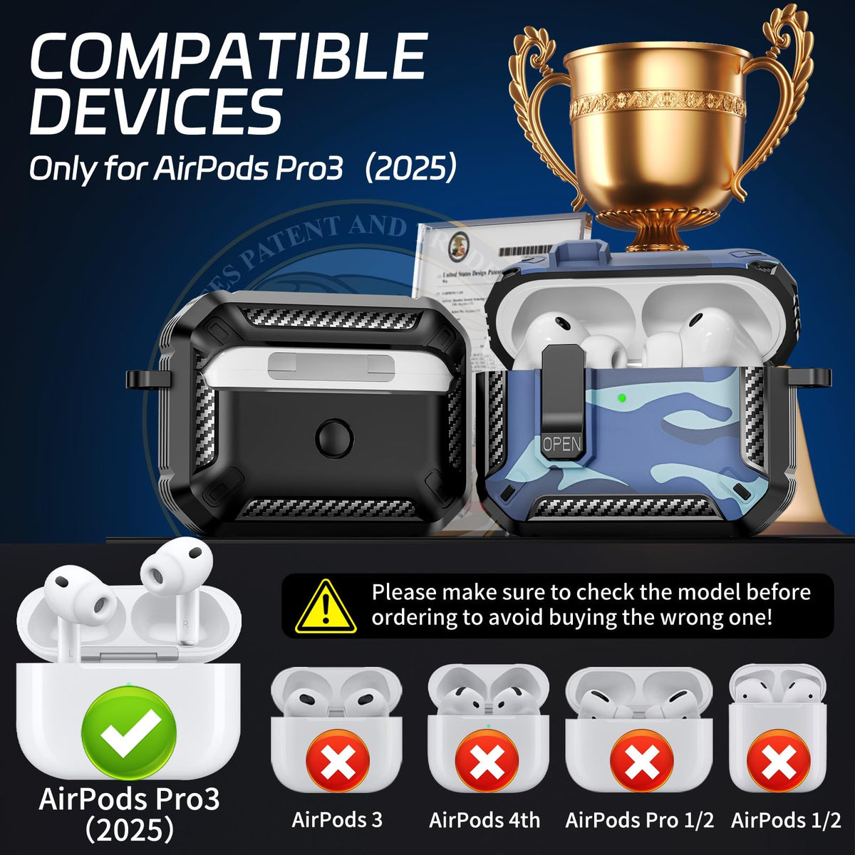TNSNK AirPods Pro 3 case cleaning kit keeps dust and grime away from the case.