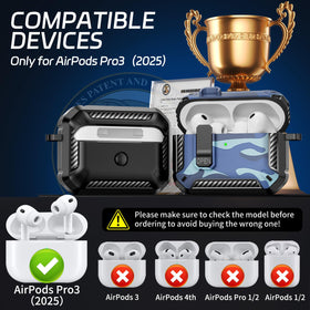 TNSNK AirPods Pro 3 case cleaning kit keeps dust and grime away from the case.
