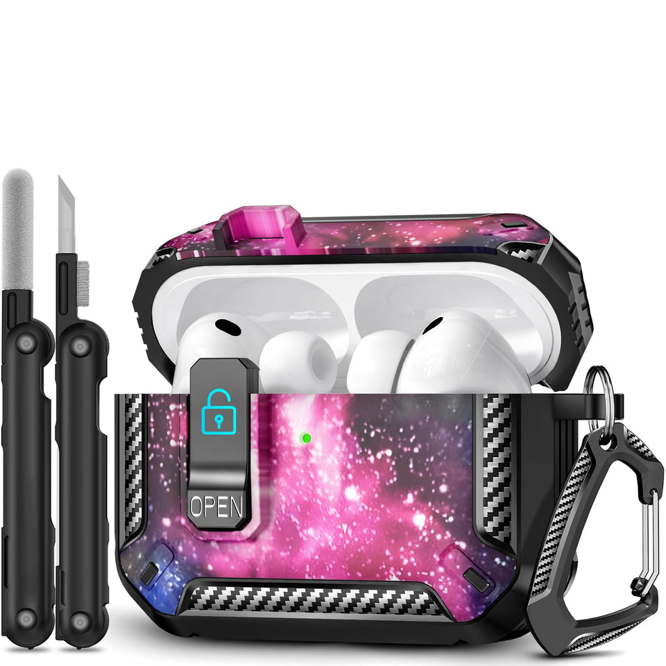 TNSNK AirPods Pro 3 case with safety lock for secure transport