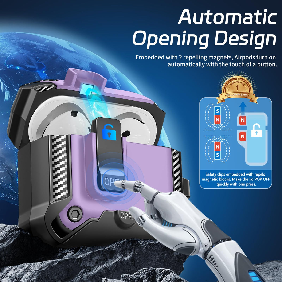 TNSNK AirPods 4 cleaning kit closeup demonstrates cleaning versatility.