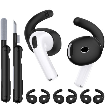 TNSNK AirPods 4 ear tips anti-slip for secure workouts.