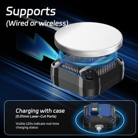 TNSNK AirPods 4 case with anti-scratch coating close-up