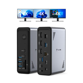 TobenONE 18-in-1 docking hub with full port array for organized workspace