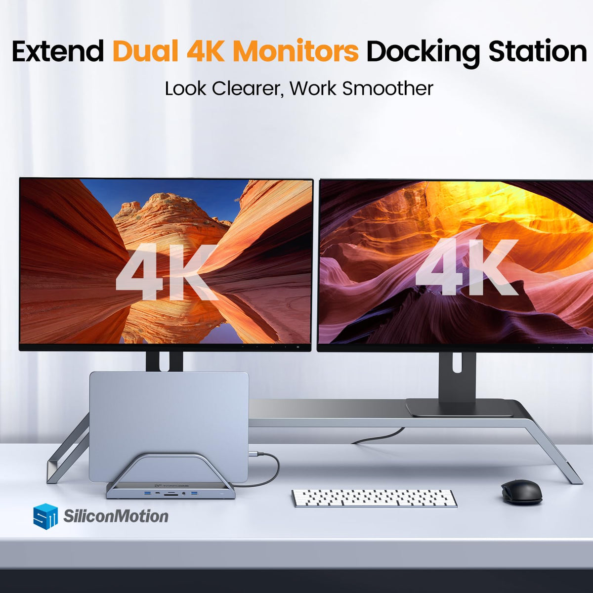 TobenONE docking ports at the back offer stable Ethernet and quick peripheral connections.