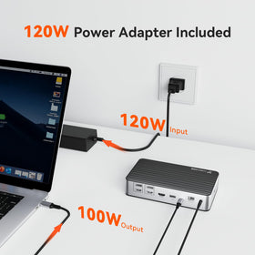 TobenONE USB-C and USB-A ports enable fast peripheral data transfer