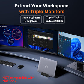 TobenONE dual HDMI and DP ports enabling flexible monitor configurations