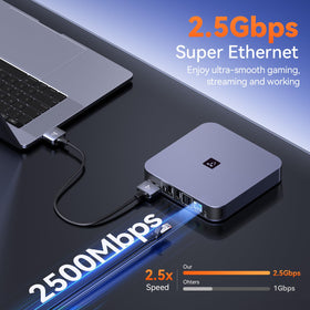 TobenONE front USB-C 30W ports fast-charge devices during meetings