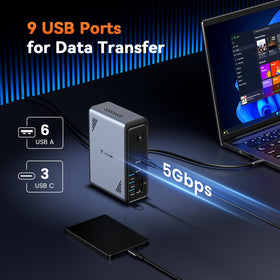 TobenONE gigabit Ethernet port provides fast wired network access for meetings.