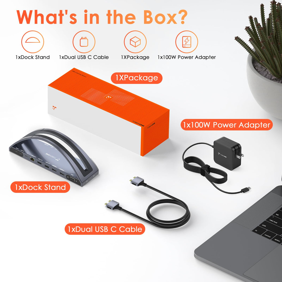 TobenONE gigabit ethernet port provides stable wired connectivity