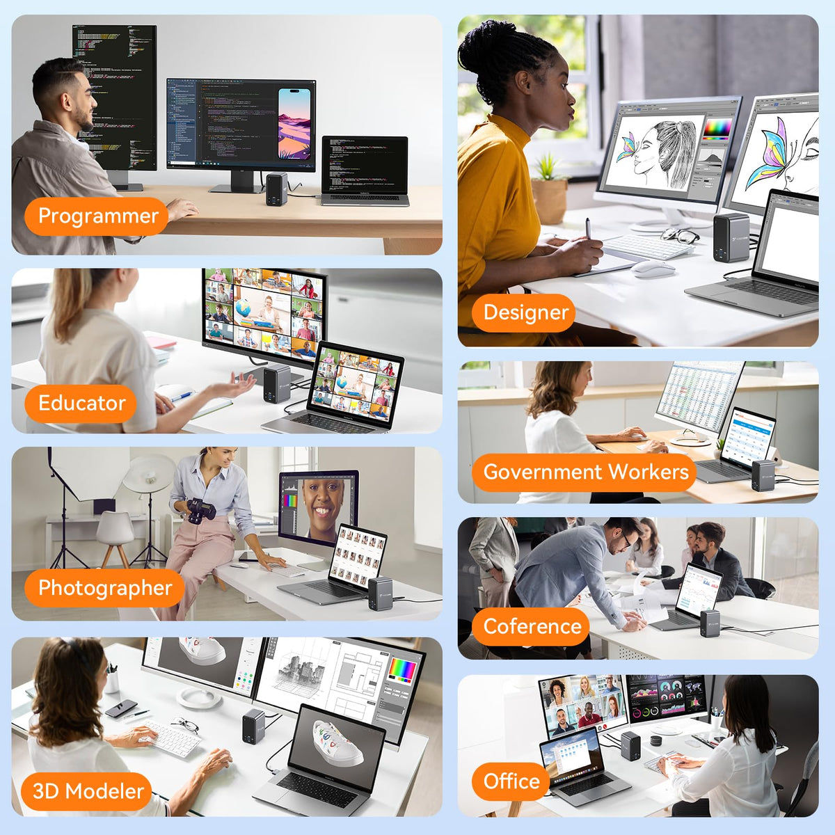 TobenONE SD and Micro SD slots enable quick media transfers.