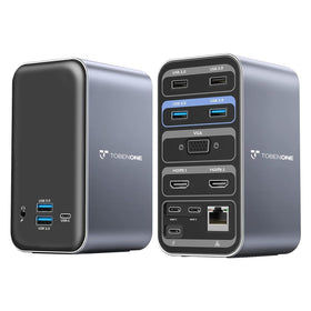 Tobenone MacBook Pro Dock with dual 4K HDMI displays for multitasking