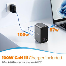 Plug-and-play docking station simplifies setup with no driver hassles.