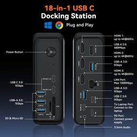 TobenONE triple 4K HDMI outputs delivering crisp visuals for design work