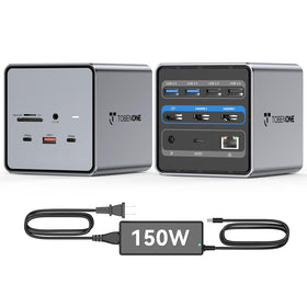 Tobenone USB-C dock with two HDMI outputs for flexible multi-monitor setups