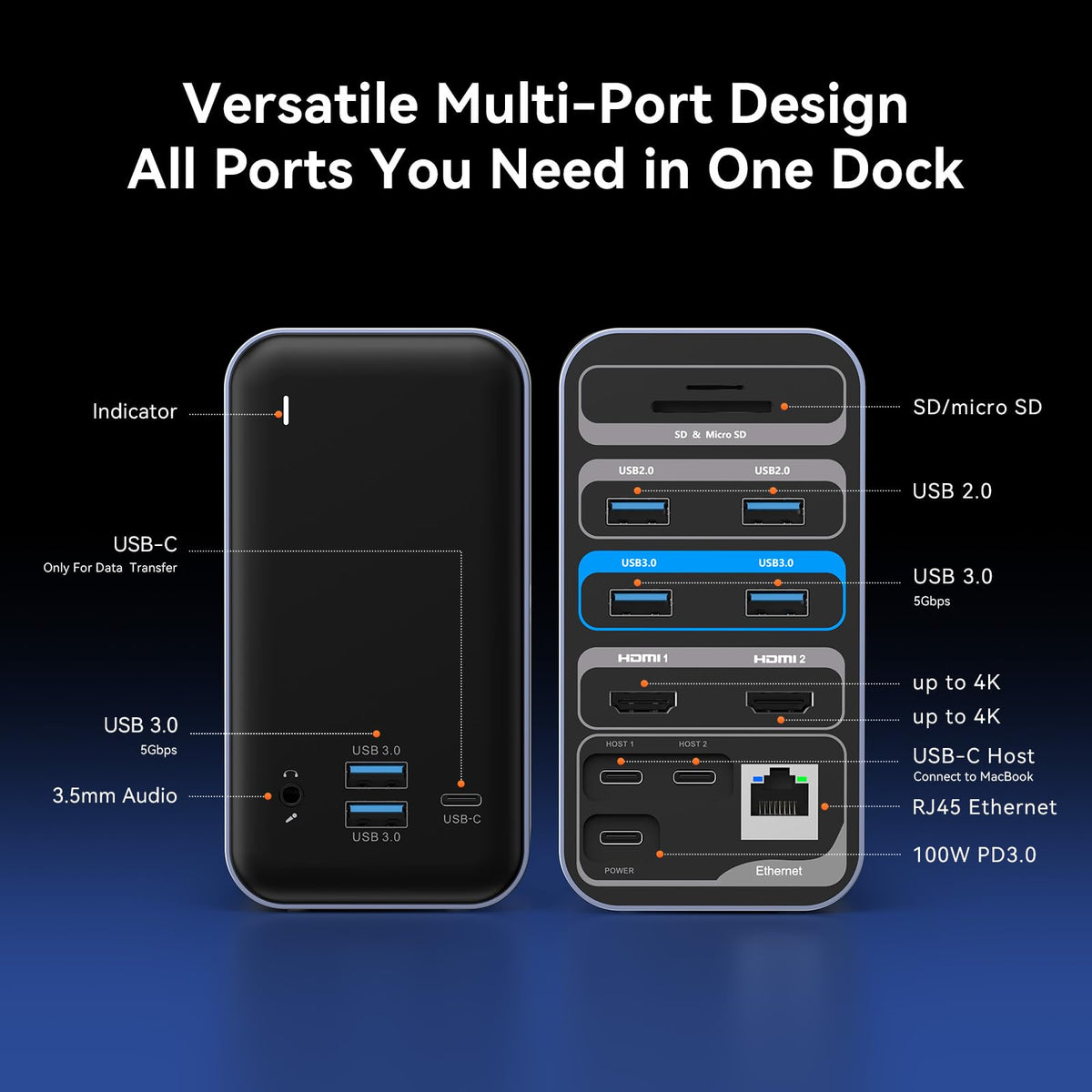 Tobenone USB ports provide broad peripheral support and fast data transfer