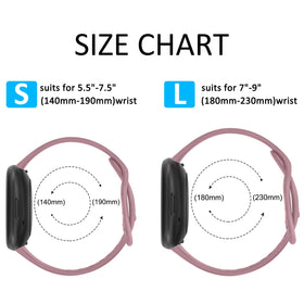 Tobfit Versa 3 Sense band buckle detail with secure closure