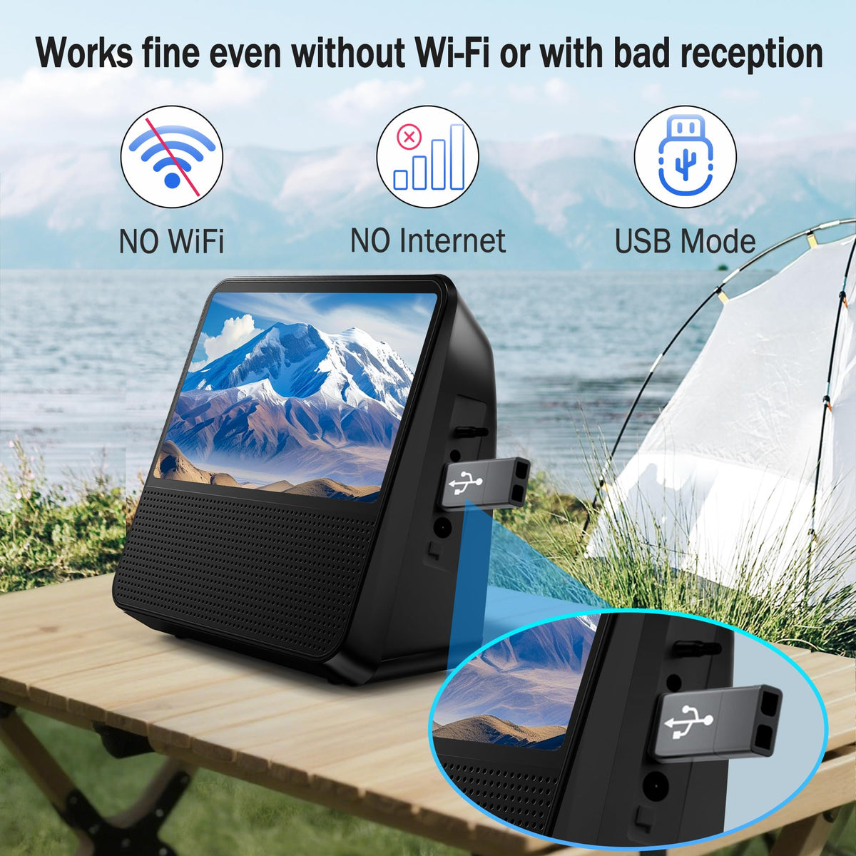 TODANGAI Bluetooth 5.1 lets wireless streaming from mobile devices.