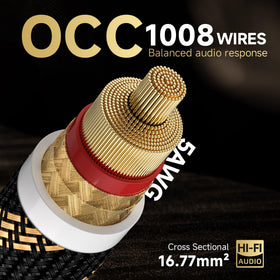TODN banana plugs and spade plugs kit for flexible speaker wiring.