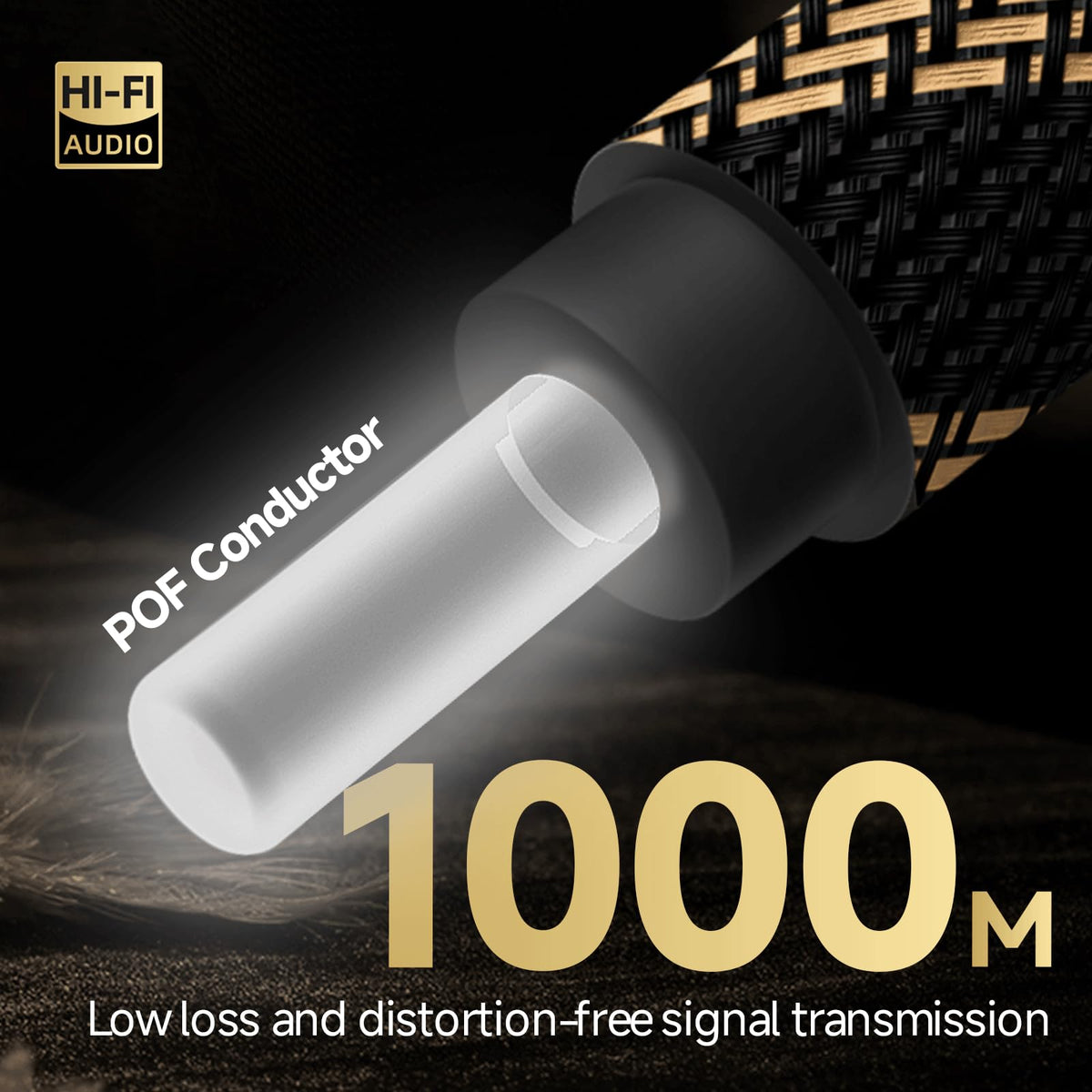 TODN close-up of gold-plated connector delivering corrosion-resistant secure contact
