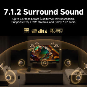 TODN digital fiber optic cable setup delivering lossless audio for TV enjoyment