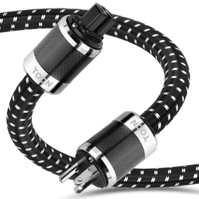 TODN HiFi Power Cable with silver-plated OFC conductor for detailed power