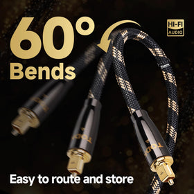 TODN nylon braided jacket provides abrasion resistance and tangle-free routing