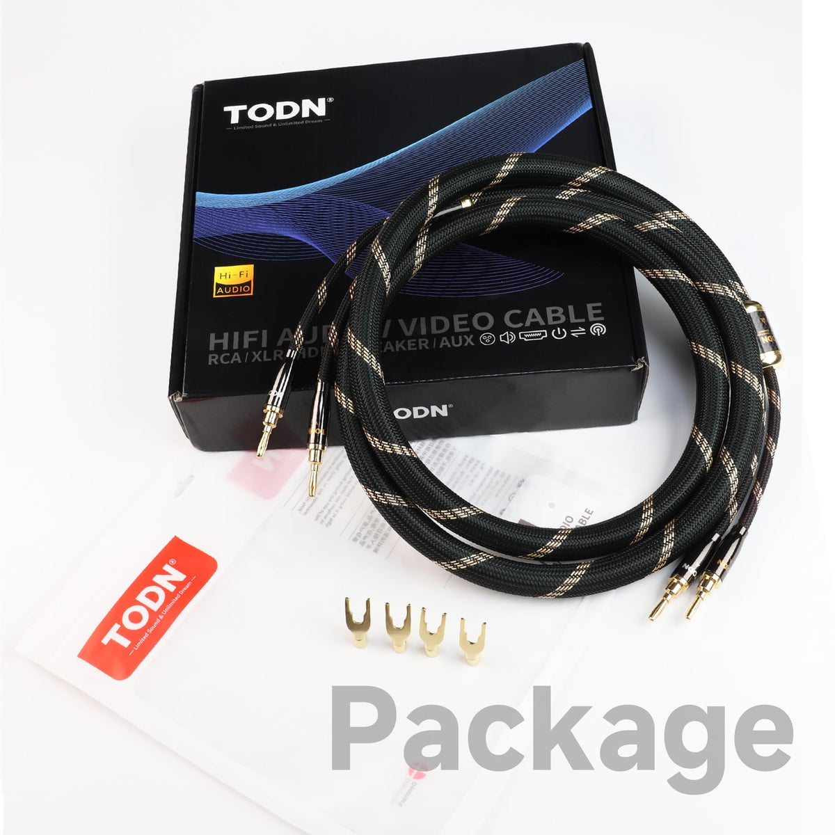 TODN plug-and-play setup simplifies connecting hi‑fi components.
