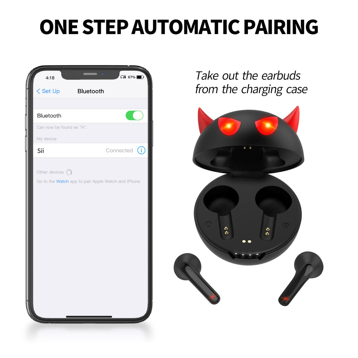Togetface Bluetooth 5.1 connection for fast pairing and stable audio