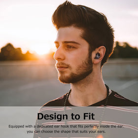 Ultra-light Togetface earbuds fit securely for comfortable all-day use by children.