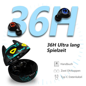 Togetface kids wireless earbuds sport design for secure fit during activity.