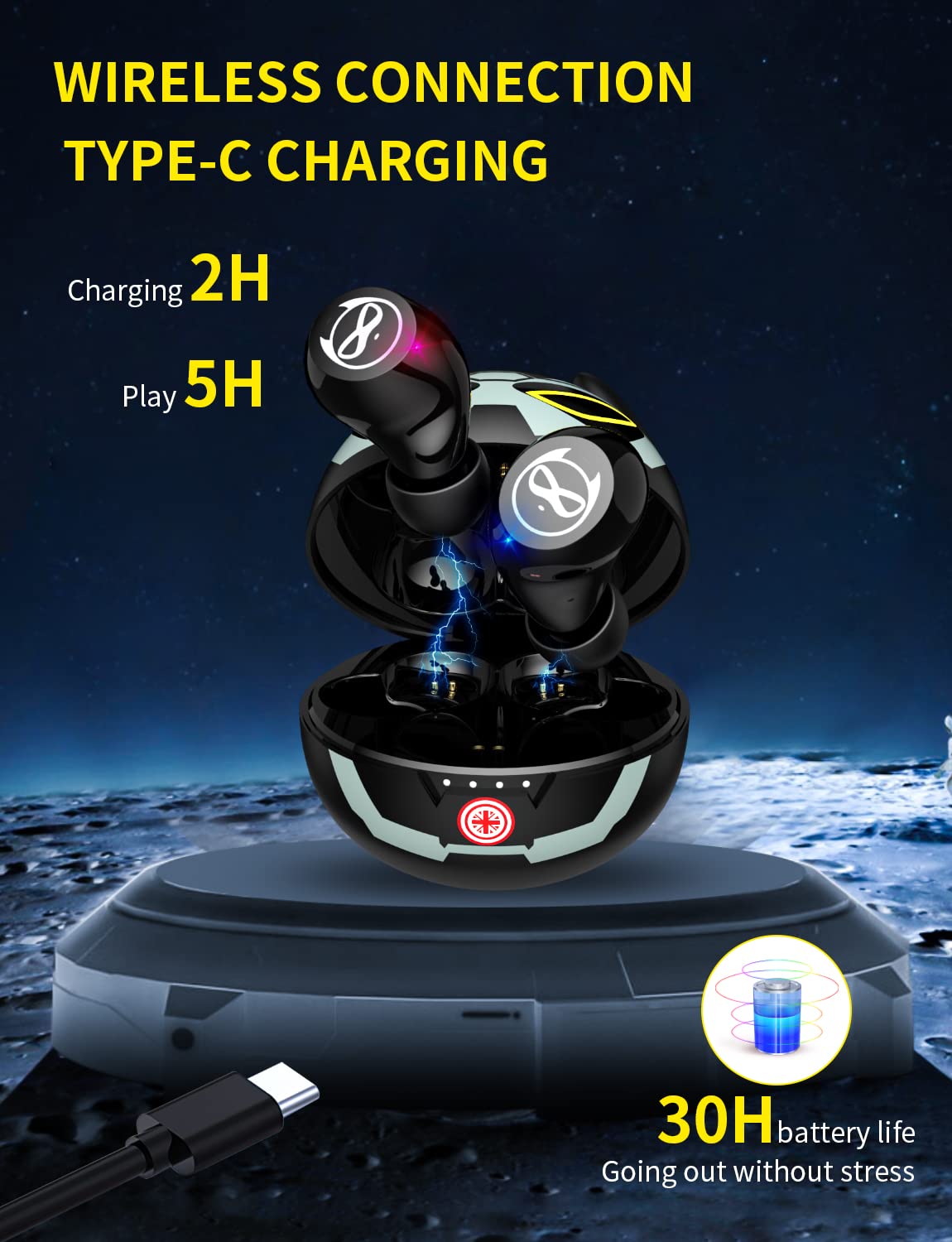 Togetface waterproof design withstands splashes in everyday use.