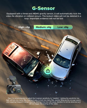 TOGUARDGO free 64GB card included for immediate recording.