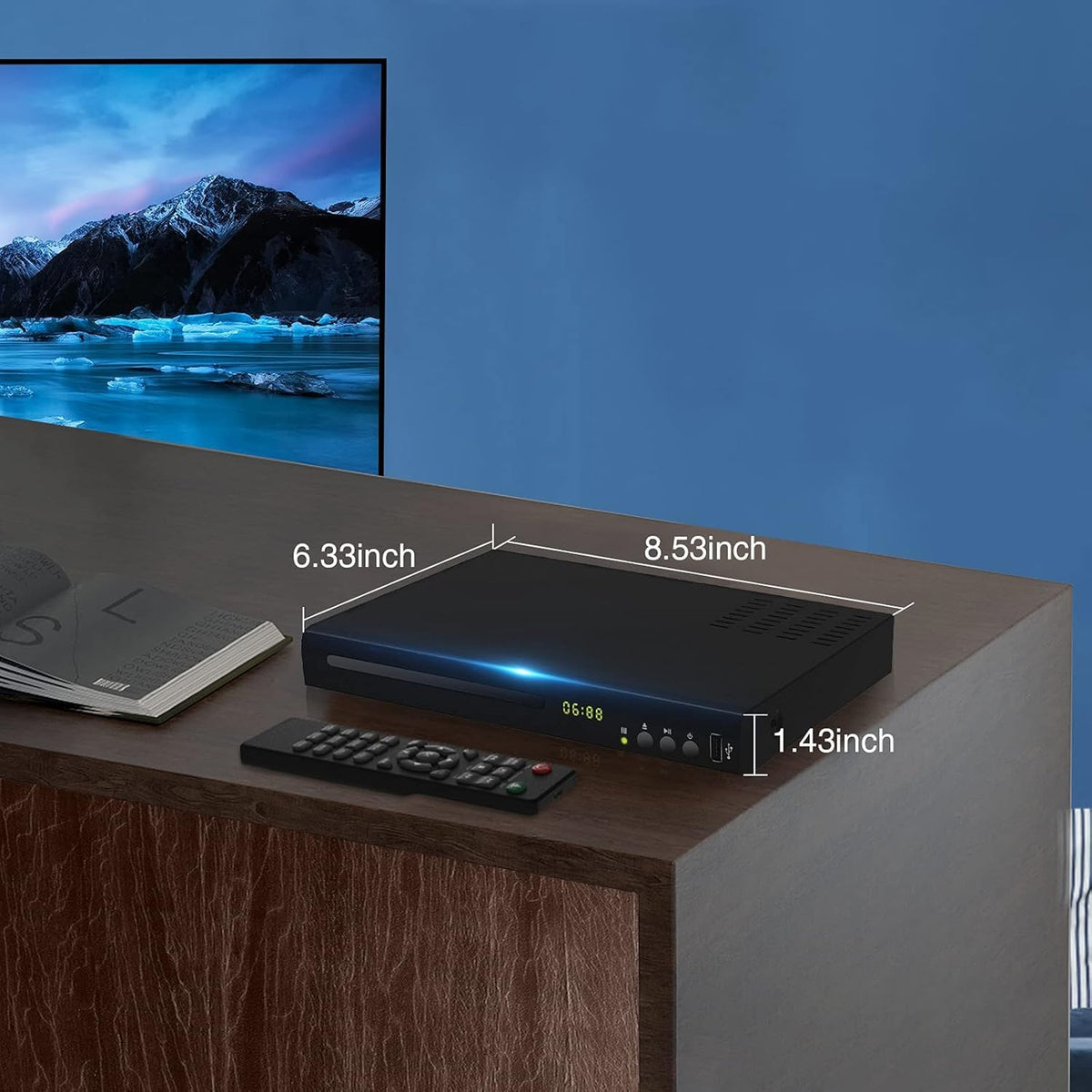 Tojock Blu-ray disc loading tray ready for fast Blu-ray playback.