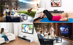 Tojock retail box with included HDMI and AV cables for out-of-box setup