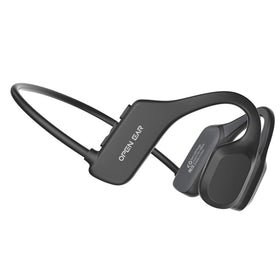 TOKANI bone-conduction headphones with open-ear design for safer outdoor listening.