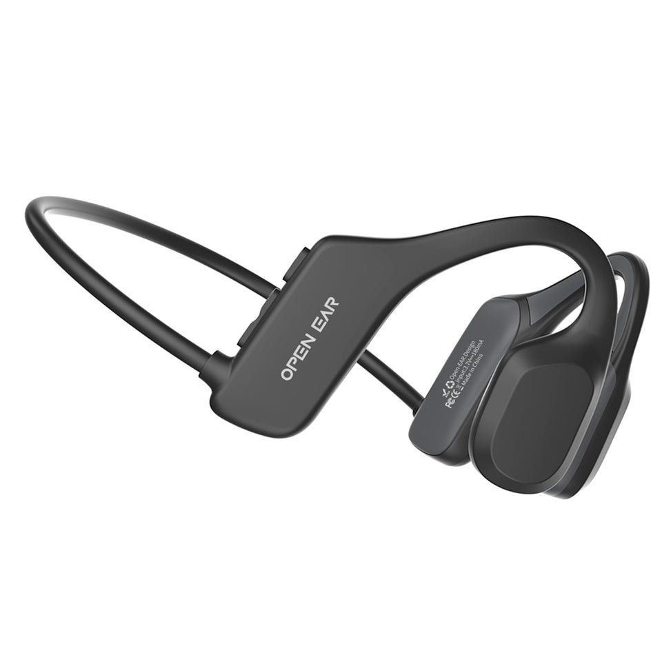 TOKANI bone-conduction headphones with open-ear design for safer outdoor listening.