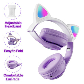 TOKANI adjustable headband fits different ages for family listening.