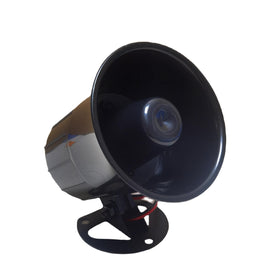 Tokatuker wired alarm siren front view with 120 dB output for home security