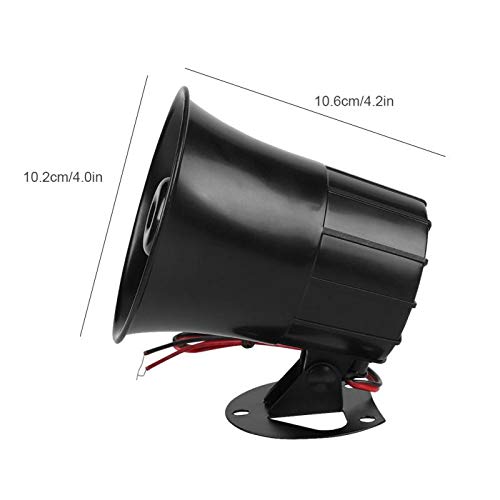 Tokatuker alarm siren side view showing compact footprint