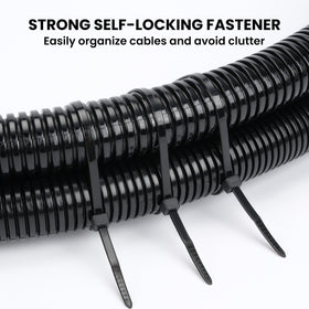 TOKCKYBL versatile zip ties for cables, garden, and tools.