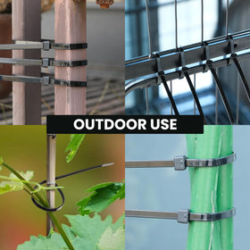 TOKCKYBL Weatherproof zip tie for indoor and outdoor durability